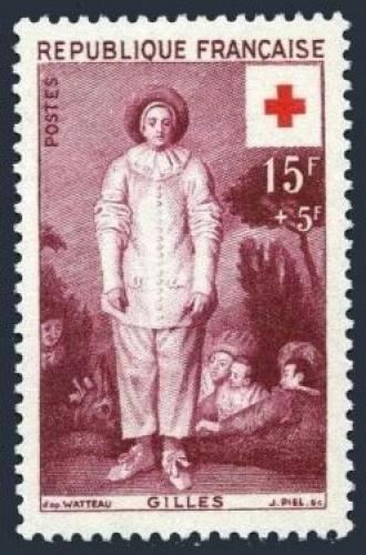 Poštová známka Francúzsko 1956 Èervený kríž Mi# 1118