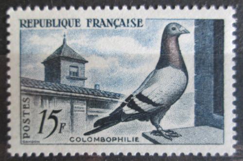 Potov znmka Franczsko 1957 Potovn holub Mi# 1119
