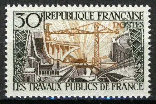 Poštová známka Francúzsko 1957 Veøejné stavby Mi# 1142
