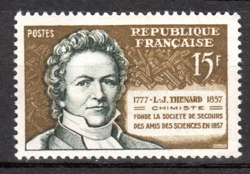 Poštová známka Francúzsko 1957 Louis Jacques Thénard, chemik Mi# 1174