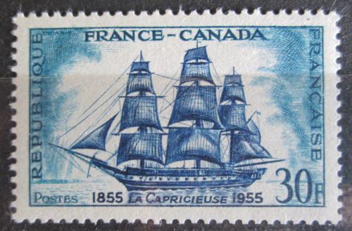 Poštová známka Francúzsko 1955 Stará plachetnice Mi# 1061 Kat 5€