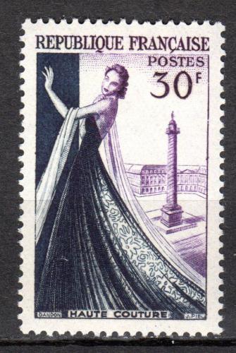 Poštová známka Francúzsko 1953 Manekýna Mi# 959