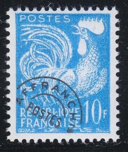 Poštová známka Francúzsko 1957 Galský kohout Mi# 1151