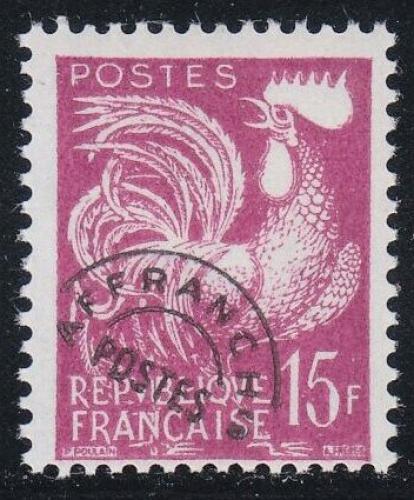 Poštová známka Francúzsko 1957 Galský kohout Mi# 1152