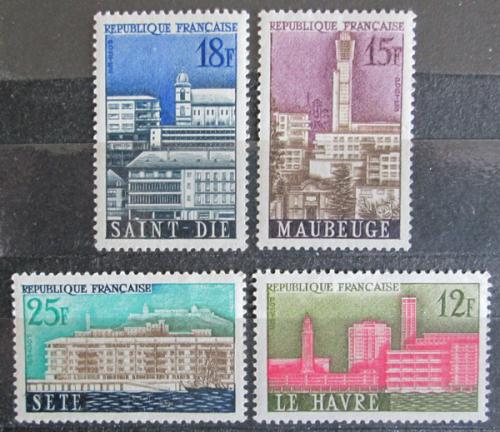 Poštové známky Francúzsko 1958 Mestá Mi# 1188-91