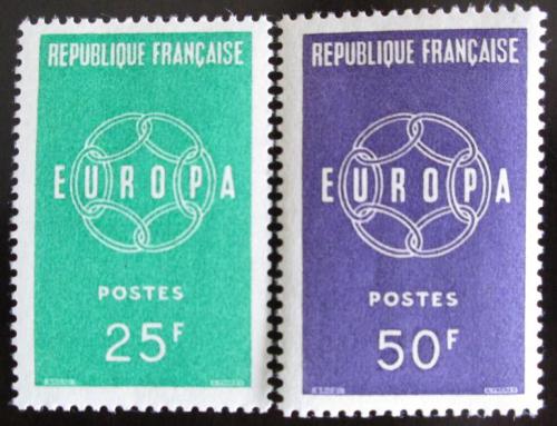 Poštové známky Francúzsko 1959 Európa CEPT Mi# 1262-63