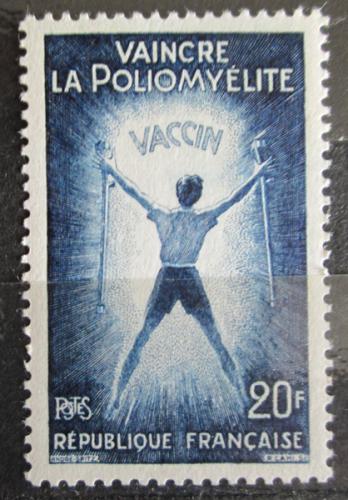 Poštová známka Francúzsko 1959 Boj proti dìtské obrnì Mi# 1266