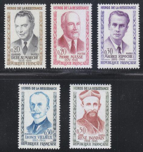Poštové známky Francúzsko 1960 Osobnosti Mi# 1296-1300 Kat 12€