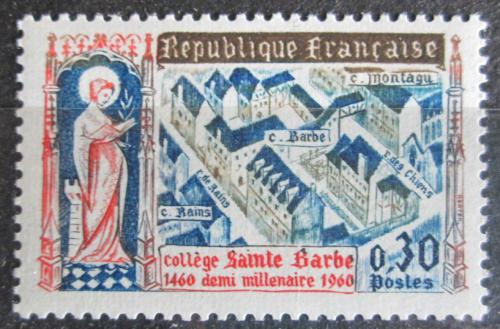 Poštová známka Francúzsko 1960 Hornická škola Sainte-Barbe Mi# 1331
