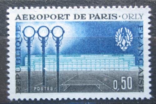 Poštová známka Francúzsko 1961 Letištní hala v Orly Mi# 1337