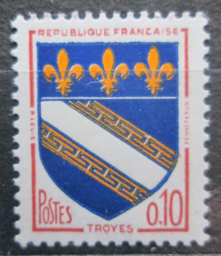 Poštová známka Francúzsko 1963 Znak Troyes Mi# 1420