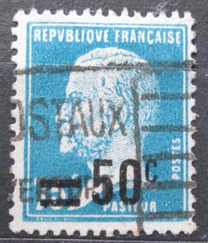Poštová známka Francúzsko 1926 Louis Pasteur, bakteriolog pretlaè Mi# 204