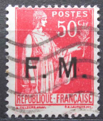 Potov znmka Franczsko 1933 Alegorie mru, vojensk Mi# 7