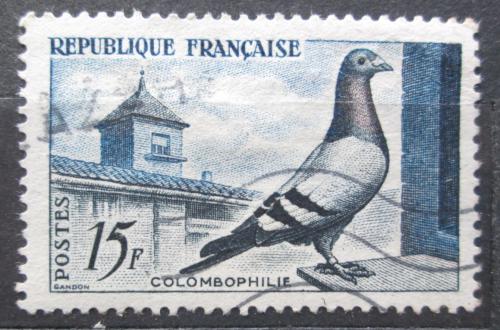 Poštová známka Francúzsko 1957 Poštovní holub Mi# 1119