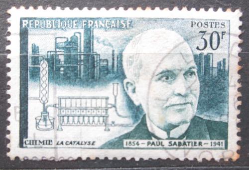 Poštová známka Francúzsko 1956 Paul Sabatier, chemik Mi# 1086