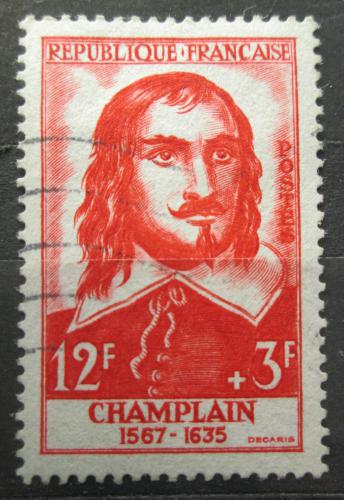 Potov znmka Franczsko 1956 Samuel Champlain, moeplavec Mi# 1096 Kat 5