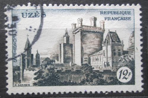 Poštová známka Francúzsko 1957 Zámek v Uzès Mi# 1128