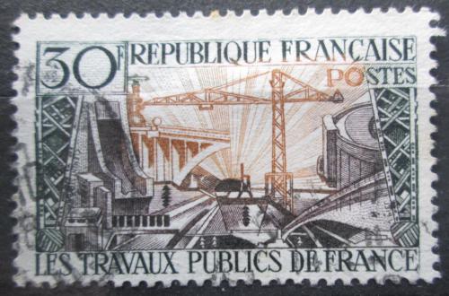 Poštová známka Francúzsko 1957 Stavebnictví Mi# 1142