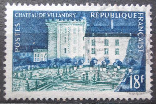 Poštová známka Francúzsko 1954 Zámek Villandry Mi# 1021