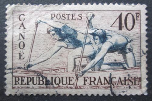 Poštová známka Francúzsko 1953 Veslovanie Mi# 981