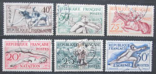 Poštové známky Francúzsko 1953 Šport Mi# 978-83 Kat 15€