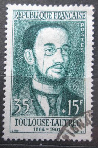 Poštová známka Francúzsko 1958 Henri de Toulouse-Lautrec, malíø Mi# 1207