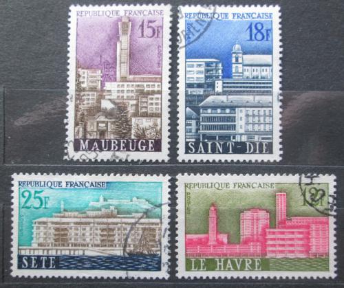 Poštové známky Francúzsko 1958 Mestá Mi# 1188-91