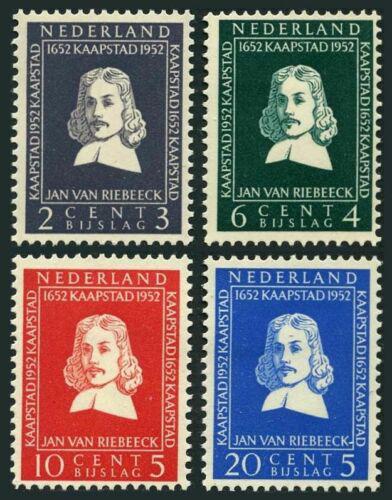 Poštové známky Holandsko 1952 Jan Anthoniszoon Riebeeck Mi# 583-86 Kat 22€