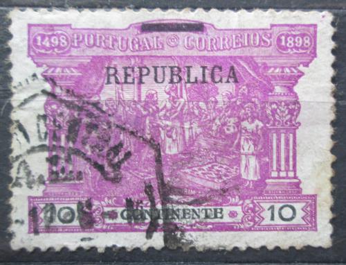 Poštová známka Portugalsko 1911 Kolonizace pretlaè Mi# 191