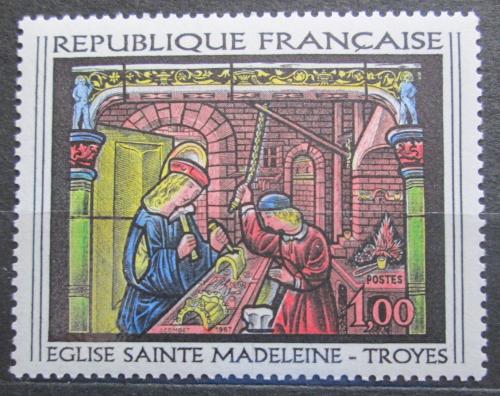 Poštová známka Francúzsko 1967 Vitráž, Nicolas Cordonnier Mi# 1598
