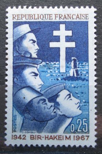 Poštová známka Francúzsko 1967 Bitka o Bir-Hakeim Mi# 1599