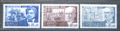 Poštovní známky Francie 1970 Osobnosti Mi# 1707-09 