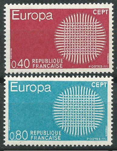 Poštové známky Francúzsko 1970 Európa CEPT Mi# 1710-11