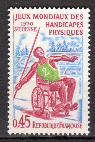 Poštová známka Francúzsko 1970 Hry postižených Mi# 1719