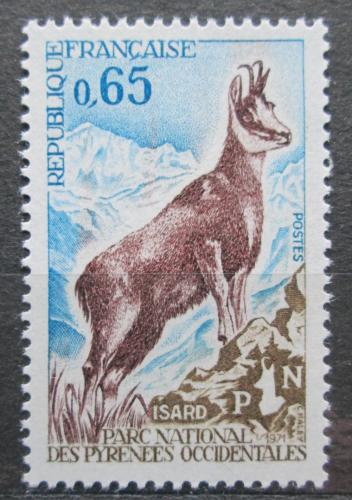 Poštová známka Francúzsko 1971 Kamzík støedozemní Mi# 1747