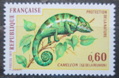 Poštová známka Francúzsko 1971 Chameleon pardálí Mi# 1771