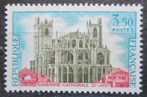Poštová známka Francúzsko 1972 Katedrála v Narbonne Mi# 1786