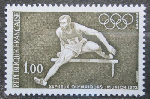 Poštová známka Francúzsko 1972 LOH Mnichov Mi# 1802