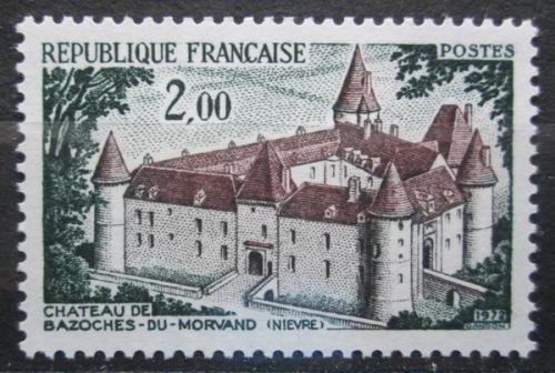 Poštová známka Francúzsko 1972 Zámek Bazoches-du-Morvan Mi# 1805
