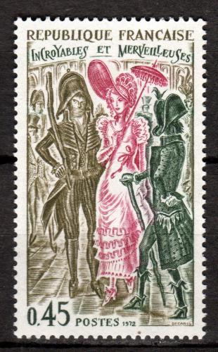 Poštová známka Francúzsko 1972 Historická móda Mi# 1809