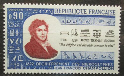 Poštová známka Francúzsko 1972 Jean-François Champollion, egyptolog Mi# 1811