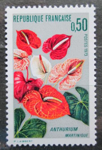 Poštová známka Francúzsko 1973 Anthurium Mi# 1818
