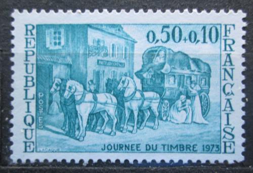 Poštová známka Francúzsko 1973 Poštový dostavník Mi# 1824