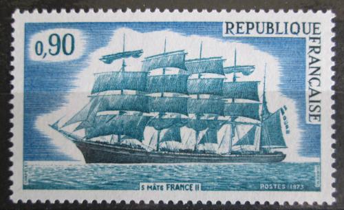 Poštová známka Francúzsko 1973 Plachetnice Mi# 1839