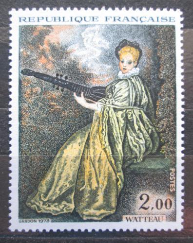 Poštová známka Francúzsko 1973 Umenie, Antoine Watteau Mi# 1846