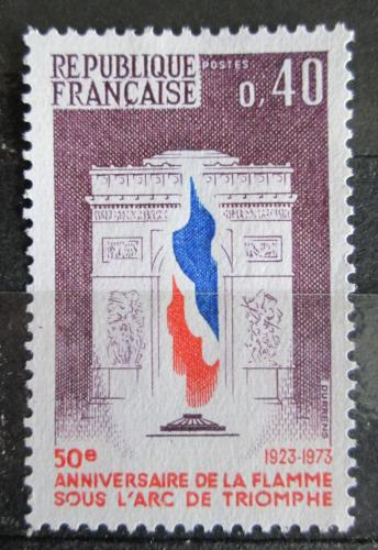 Poštová známka Francúzsko 1973 Plamen pod Vítìzným obloukem Mi# 1855