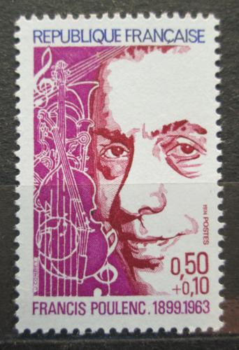 Poštová známka Francúzsko 1974 Francis Poulenc, skladatel Mi# 1882