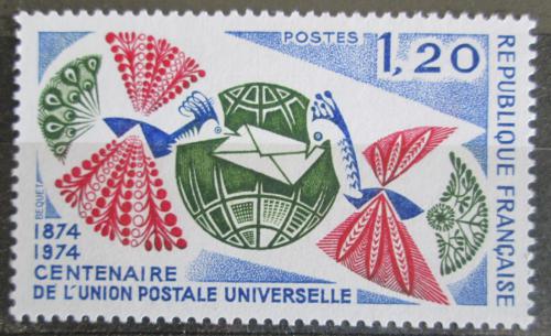 Poštová známka Francúzsko 1974 UPU, 100. výroèie Mi# 1887