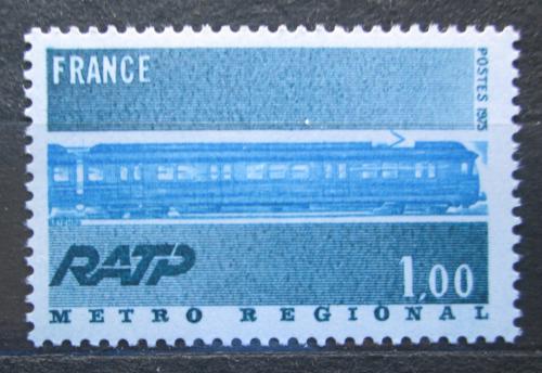 Poštová známka Francúzsko 1975 Paøížské metro Mi# 1928