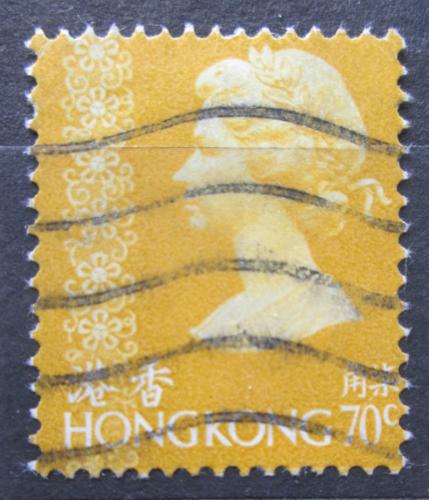 Poštová známka Hongkong 1977 Krá¾ovna Alžbeta II. Mi# 335